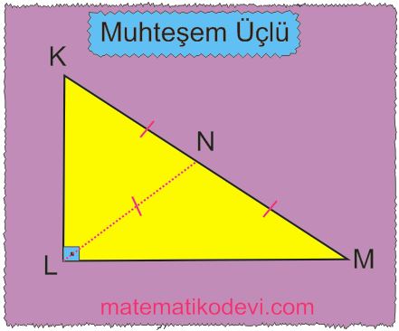 Ucgende kenarortay aciortay ve yuksekligi insa eder10