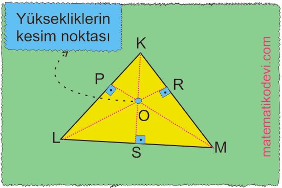 Ucgende kenarortay aciortay ve yuksekligi insa eder8