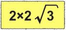 Karekoklu bir ifadeyi a√b seklinde yazar ve a√b seklindeki ifadede katsayiyi kok icine alir7.