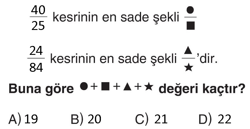 5.Sınıf 1.Dönem 2.Yazılı