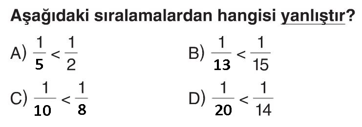 5.Sınıf 1.Dönem 2.Yazılı