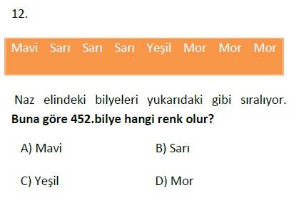 5.Sınıf Doğal Sayılar Tarama