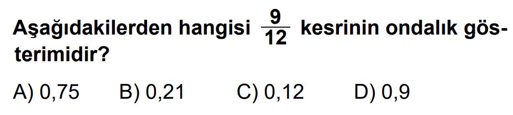 5.Sınıf 2.Dönem 1.Yazılı