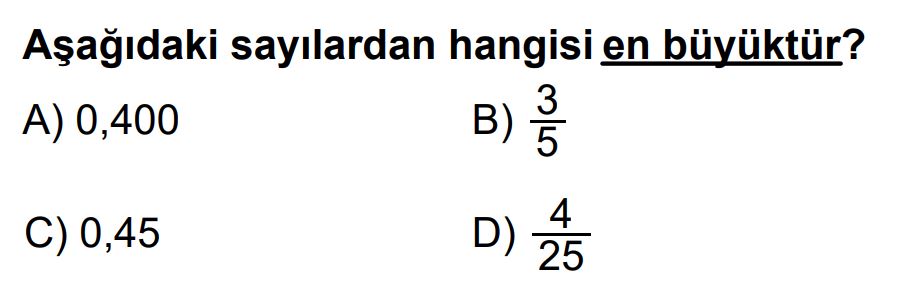 5.Sınıf 2.Dönem 1.Yazılı