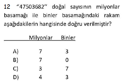 Doğal sayılar,bölük,basamak