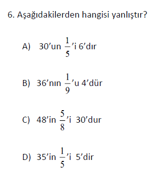 İstenen Kesir Kadar Bulma