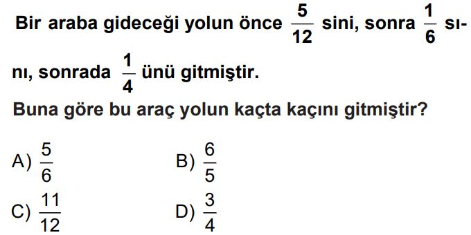 6.Sınıf 1.Dönem 2.Yazılı