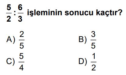 6.Sınıf 1.Dönem 2.Yazılı