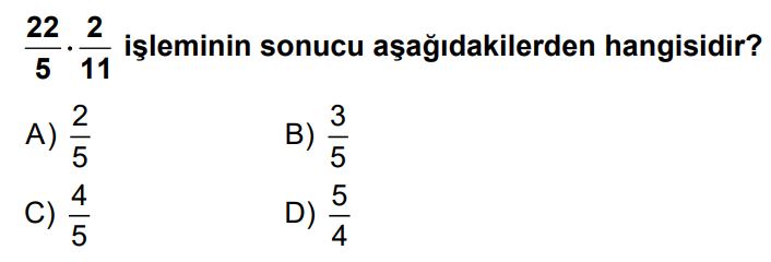 6.Sınıf 1.Dönem 2.Yazılı