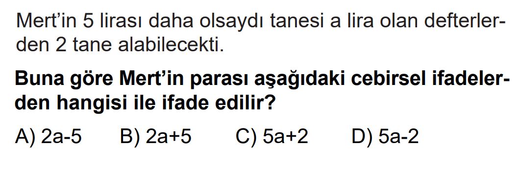 6.Sınıf 2.Dönem 1.Yazılı