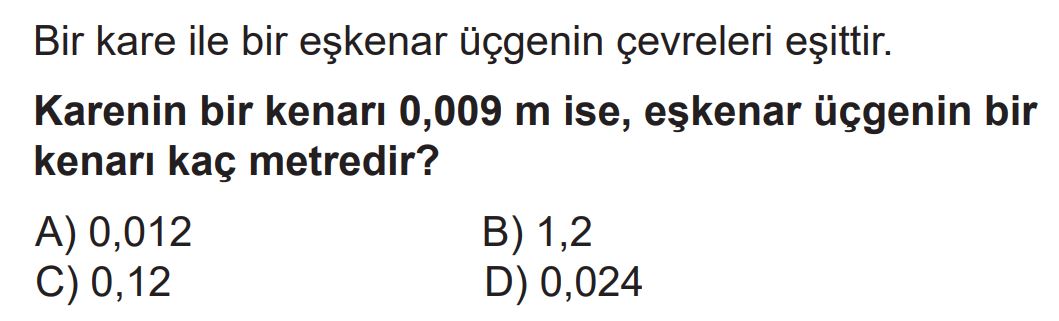 6.Sınıf 2.Dönem 1.Yazılı