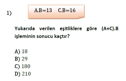Dağılma Özelliği ve Ortak Çarpan Parantezi