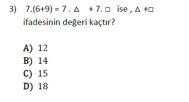 Dağılma Özelliği ve Ortak Çarpan Parantezi