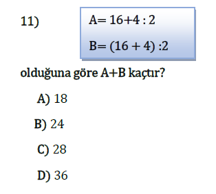 Matematik Sorusu