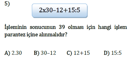 Matematik Sorusu