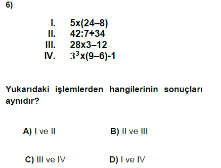 Matematik Sorusu