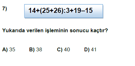 Matematik Sorusu