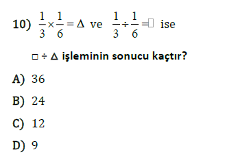 Kesirlerde Çarpma ve Bölme İşlemi