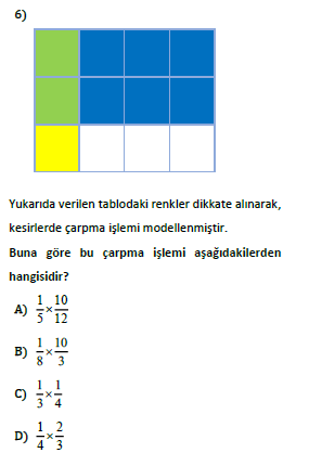 Kesirlerde Çarpma ve Bölme İşlemi