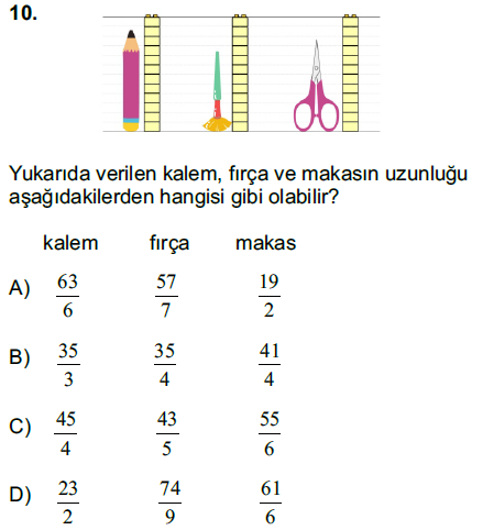 Kesirleri Karşılaştırma ve Sayı Doğrusunda Gösterme