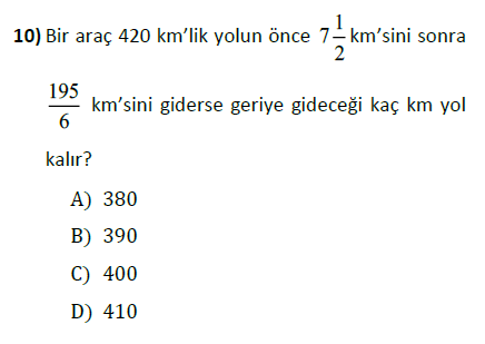 Kesirlerde Toplama ve Çıkarma İşlemi