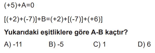 7.Sınıf 1.Dönem 2.Yazılı