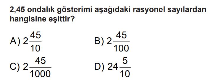 7.Sınıf 1.Dönem 2.Yazılı