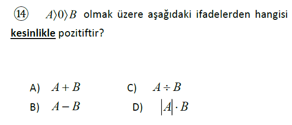 Tam Sayılarla Çarpma Bölme