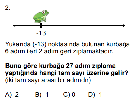 Tam Sayılarda Toplama ve Çıkarma İşlemi