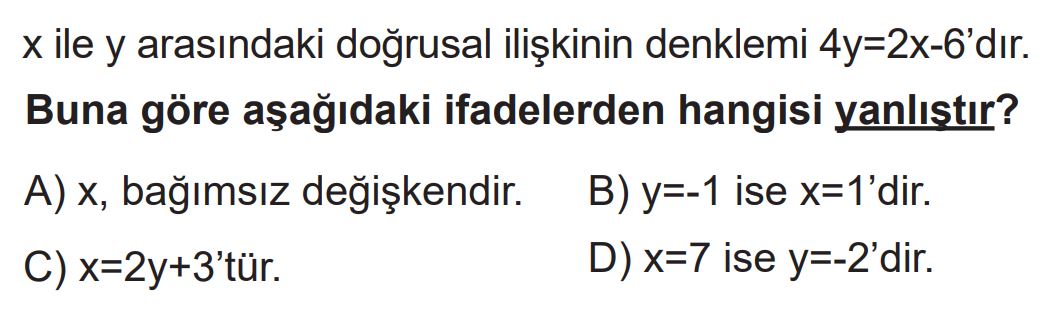 8.Sınıf 2.Dönem 1.Yazılı