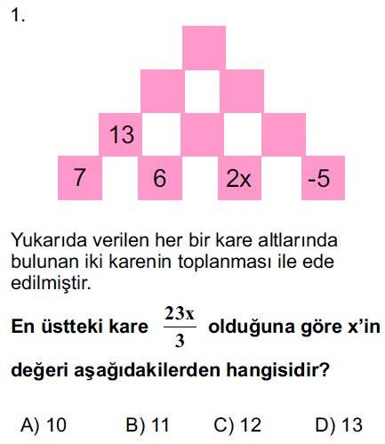 Matematik Sorusu