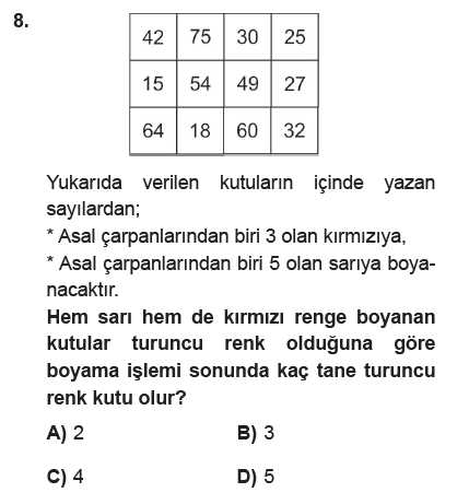 ÇARPANLAR VE KATLAR Sorusu