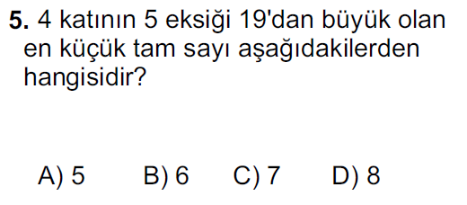 Matematik Sorusu