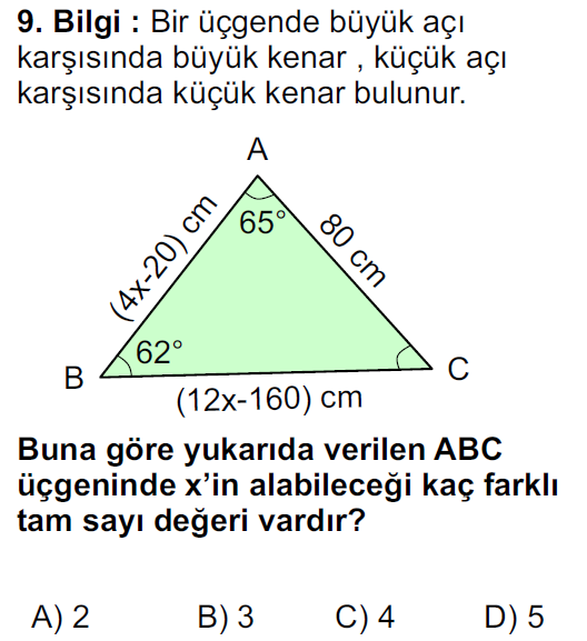 Matematik Sorusu