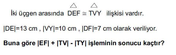 Matematik Sorusu