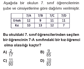 Matematik Sorusu