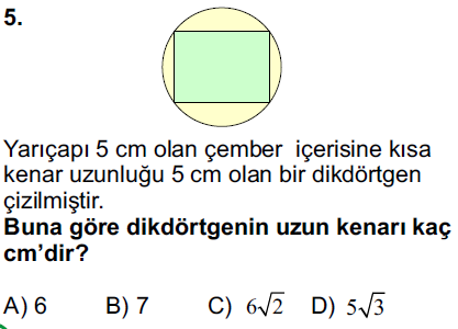 Üçgen Örnek Soru