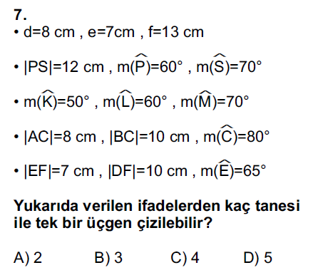 Matematik Sorusu