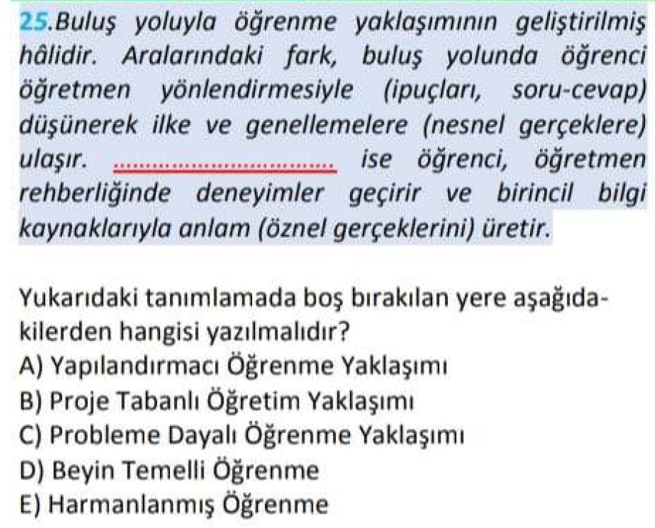 Uzman Öğretmen Deneme