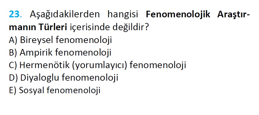 Uzman Öğretmenlik Soruları