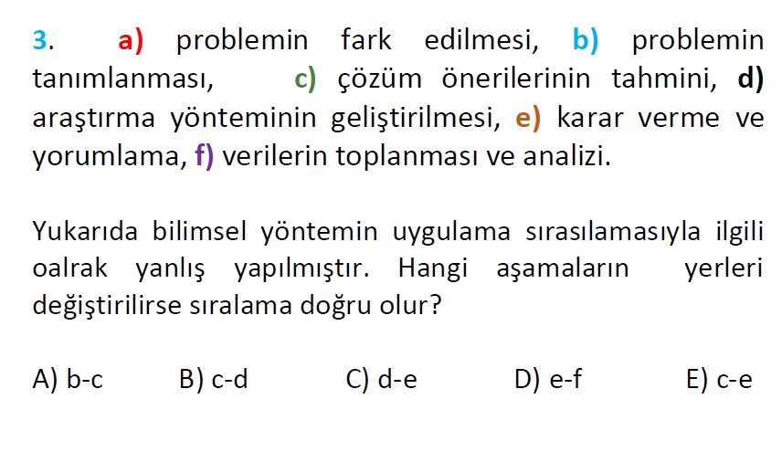 Uzman Öğretmenlik Soruları