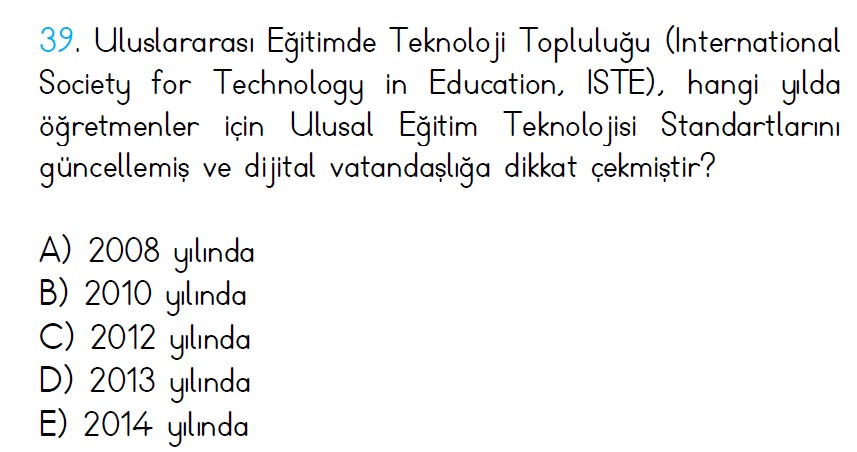 Uzman Öğretmenlik Test