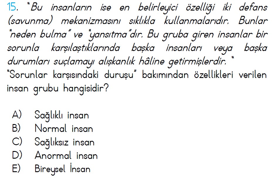 Uzman Öğretmenlik Soruları