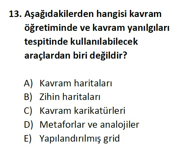 Uzman Öğretmenlik Test