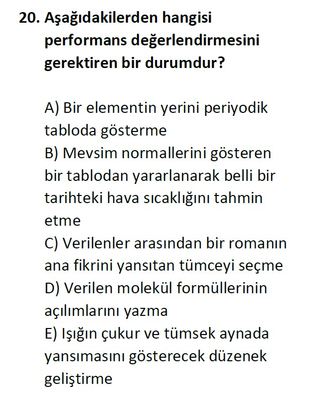 Uzman Öğretmenlik Test