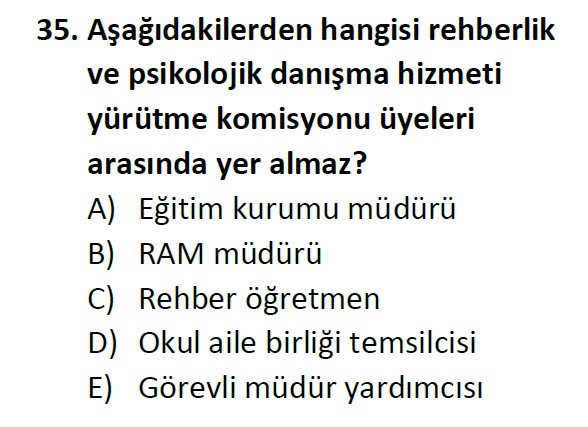 Uzman Öğretmenlik Test