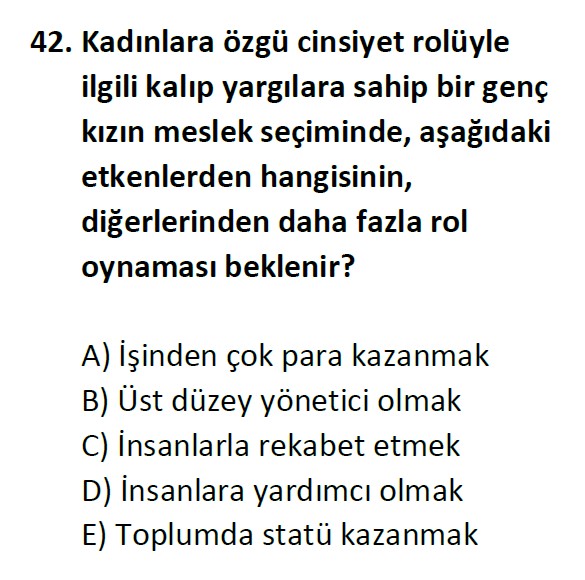 Uzman Öğretmenlik Test