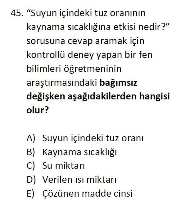 Uzman Öğretmenlik Test