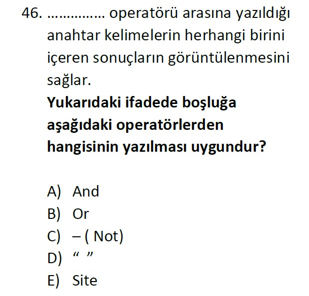 Uzman Öğretmenlik Test