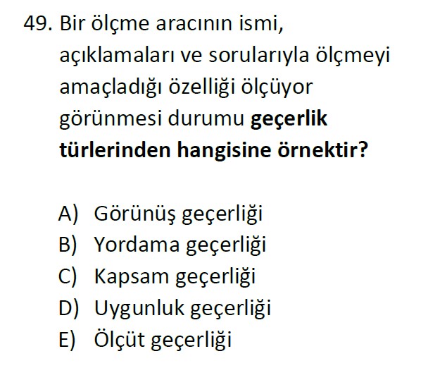 Uzman Öğretmenlik Test